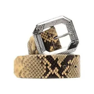 JUST CAVALLI 40MM SNAKE PRINTED LEATHER BELT Just Cavalli | Accessories | Just Cavalli 4mm Snake Printed  main image 2
